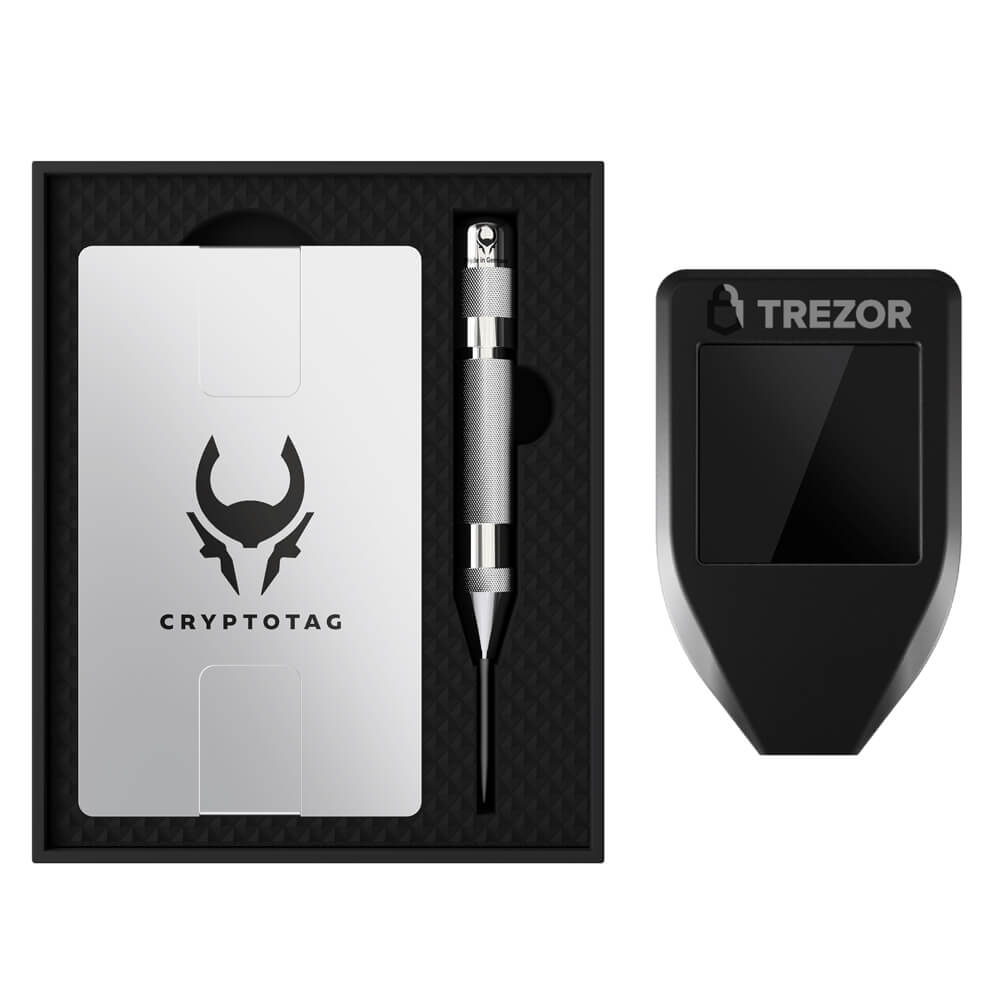 Trezor Model T и Cryptotag