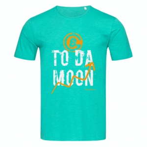 Биткойн тениска зелена