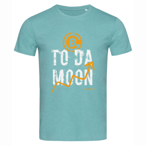 Биткойн тениска зелена