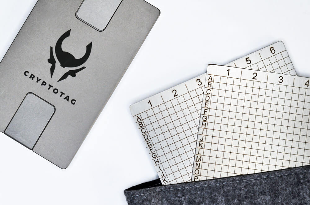 Cryptotag и SteelWallet Cryptotag и SteelWallet бекъп сийд фраза
