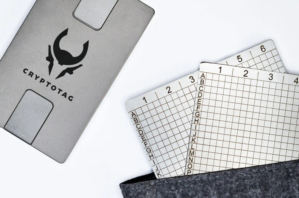 Cryptotag и SteelWallet бекъп сийд фраза