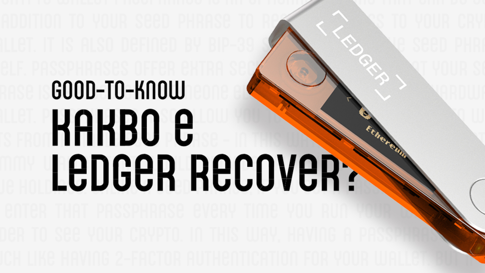 Ledger Recover