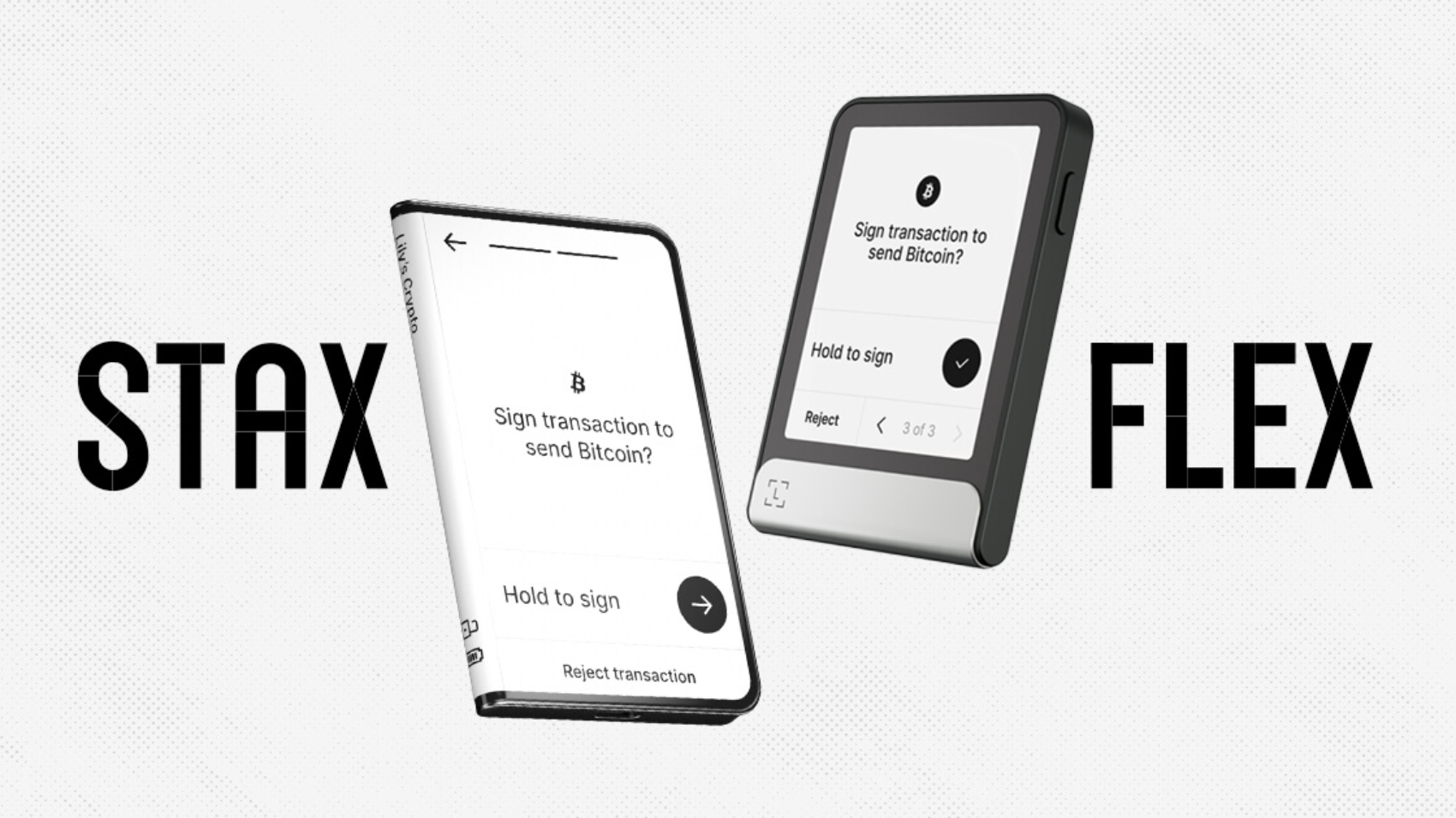 Ledger Stax и Ledger Flex