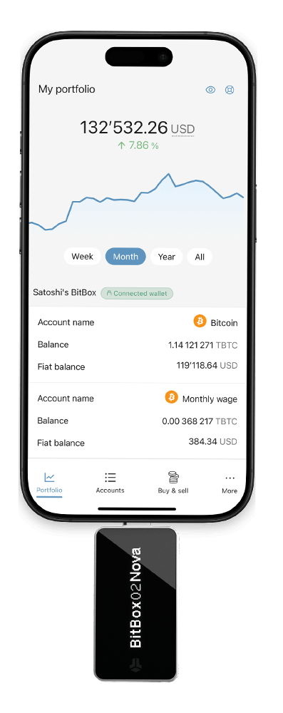 BitBox02 Nova съвместим с iOS